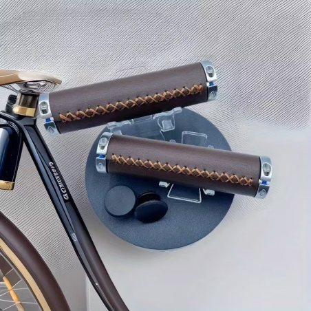 Poignée vélo Lock-Off Marron Fonçé