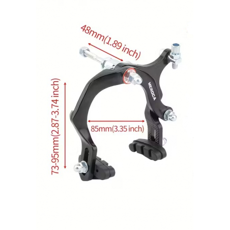 Etier de frein avant / arrière caliper Noir