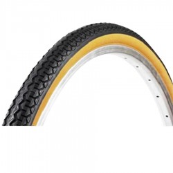 Pneu VTC / URBAIN 700X35C - 28X1.35 MICHELIN WORLD TOUR NOIR FLANC MARRON (35-622)