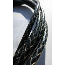 Gaine de câble Noir Losange 2M5