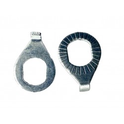 Sécurité anti-dégagement pour roue avant chrome