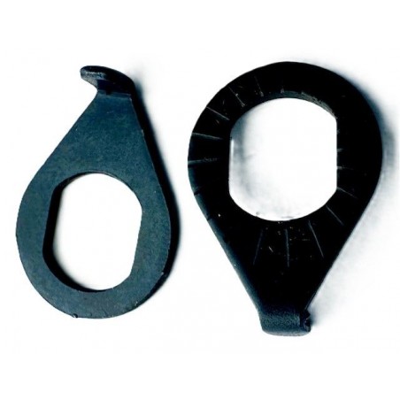 Sécurité anti-dégagement pour roue avant noir