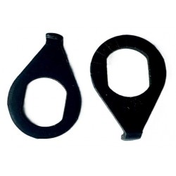 Sécurité anti-dégagement pour roue avant noir