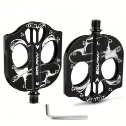 Pédales Vélo SKULL HAT / Alu CNC / 3 Roulements / 9/16