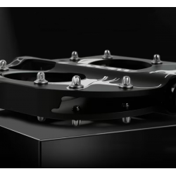 Pédales Vélo SKULL FLAME / Alu CNC / 3 Roulements / 9/16