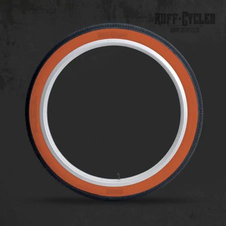 Pneu vélo Ruffer Tire V2 26 x 3.00 Flanc Orange Ruff Cycles