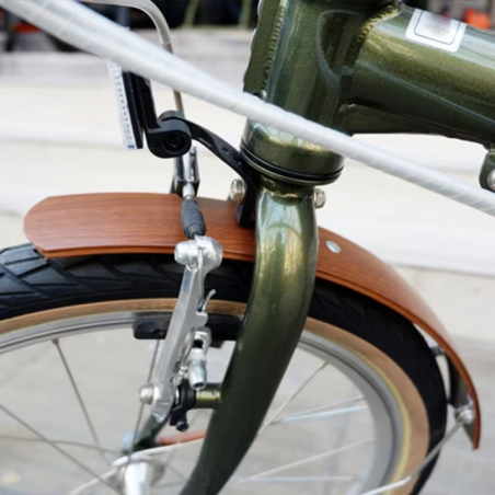 Garde-Boue 16" à 20" Aspect Bois Marron 50mm