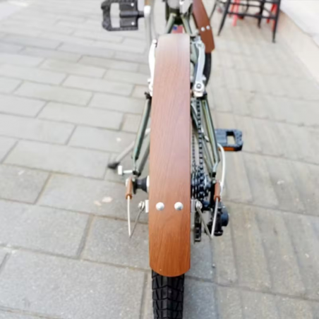 Garde-Boue 16" à 20" Aspect Bois Marron 50mm