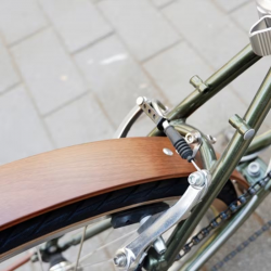 Garde-Boue 16" à 20" Aspect Bois Marron 50mm