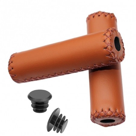 Poignée vélo Factori Grip Marron