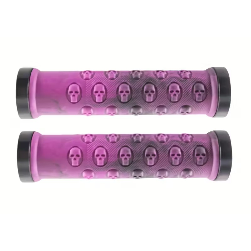 Poignée Skull Lock-Off Noir / Violet