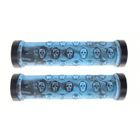 Poignée Skull Lock-Off Noir / Bleu