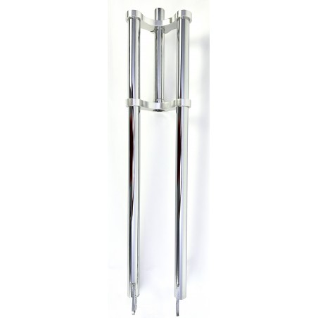 Fourche Double Bras Chrome 75cm 1 1/8"