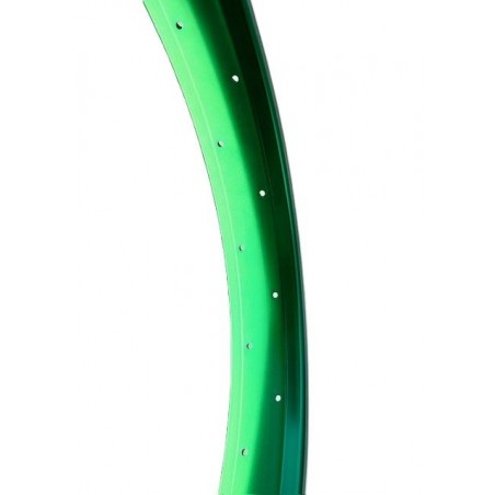 Jante Alu Vert 24" 36 Rayons 67mm Double Parois