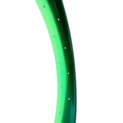 Jante Alu Vert 24" 36 Rayons 67mm Double Parois