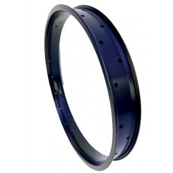 Jante Alu Noir Satiné 24" 36 Rayons 67mm Double Parois