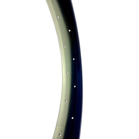 Jante Alu Noir Satiné 24" 36 Rayons 67mm Double Parois