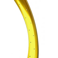 Jante Alu Or 24" 36 Rayons 67mm Double Parois