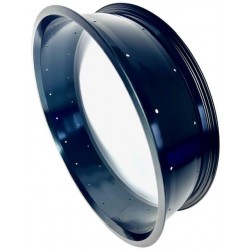 Jante Alu Noir Satiné 24" 36 Rayons 133mm