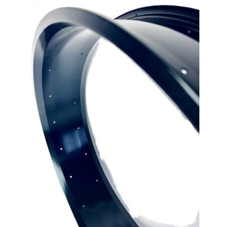 Jante Alu Noir Satiné 24" 36 Rayons 133mm