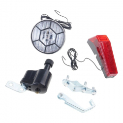 Kit d'éclairage Avant / Arrière Dynamo 6V Type Moto