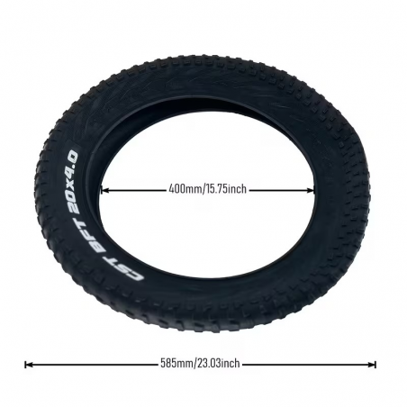Pneu FatBike CST 20 x 4.0 Big Fat Tire Noir 100-406