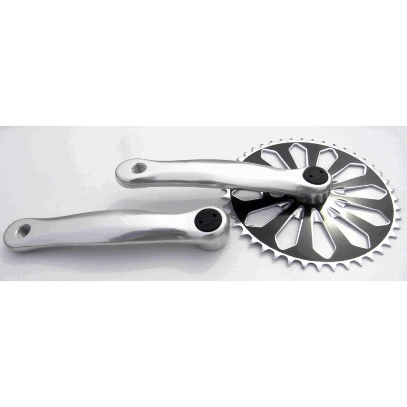 Vieille Manivelle De Vélo Chromée 170 Mm – Look Vintage Pour Projet Déco Ou Pièce Détachée