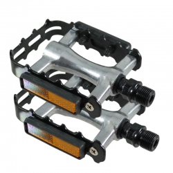 Pédales Vélo Aluminium MIRAGE 9/16 Avec Réflecteurs