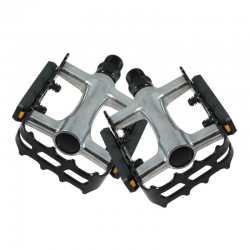Pédales Vélo Aluminium MIRAGE 9/16 Avec Réflecteurs