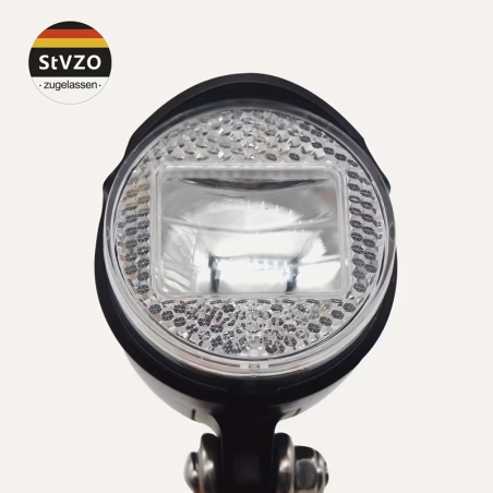 Phare Avant LED 40 Lux Vélo Electrique avec fixation