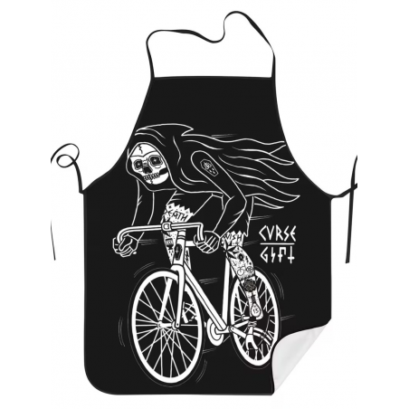 Tablier De Garage / Cuisine Vélo SKULL