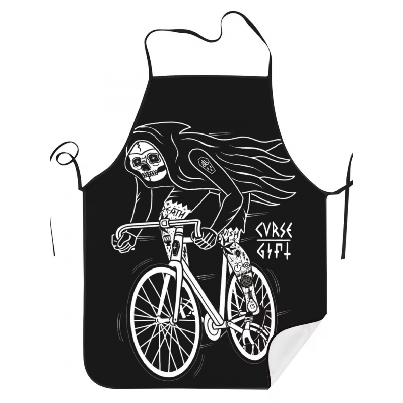 Tablier De Garage / Cuisine Vélo SKULL