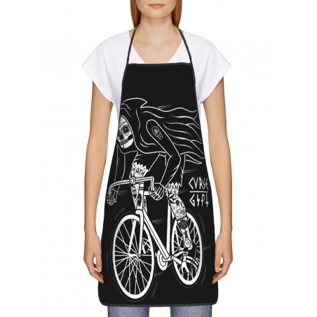 Tablier De Garage / Cuisine Vélo SKULL