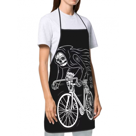 Tablier De Garage / Cuisine Vélo SKULL