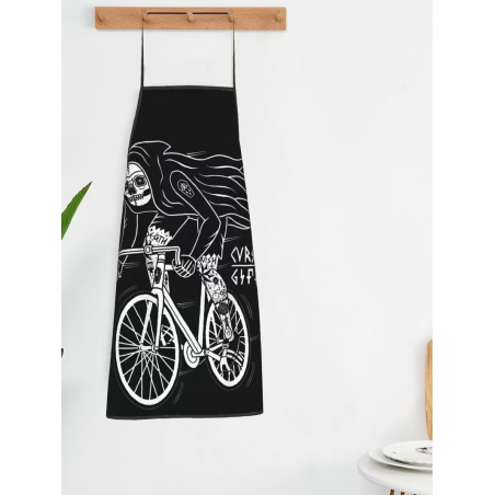 Tablier De Garage / Cuisine Vélo SKULL