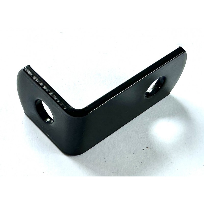 Support universel coudé pour lampe ou garde-boue, acier noir