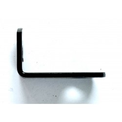 Support universel coudé pour lampe ou garde-boue, acier noir