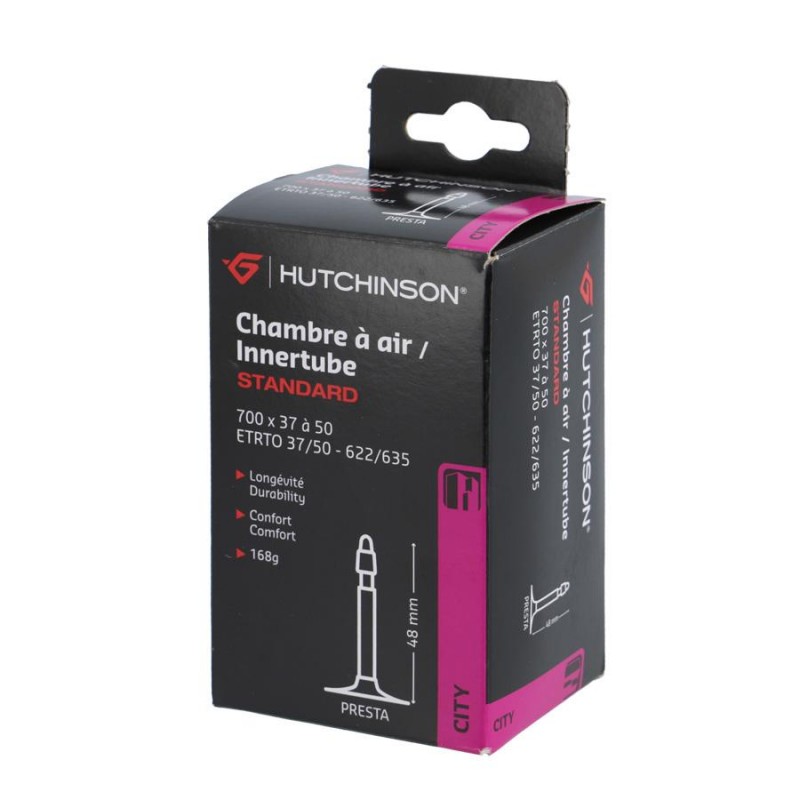 Chambre à air HUTCHINSON Taille 700 x 37/50 - 622/635 Valve Presta