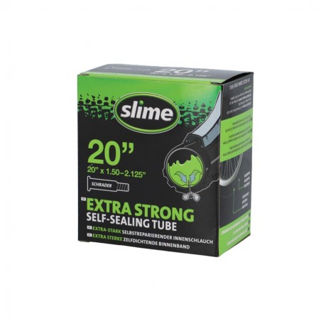 Chambre à air SLIME ANTI-CREVAISON Taille 20 x 1.50-2.125 Valve Auto