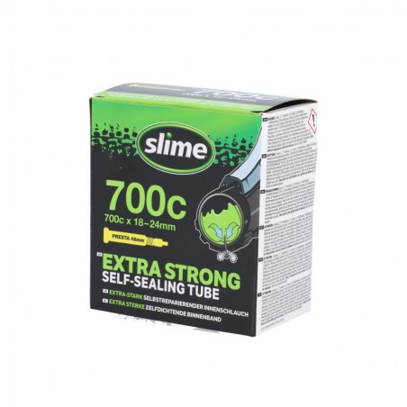 Chambre à air SLIME ANTI-CREVAISON 18/24 - 622 (700c) Valve Presta