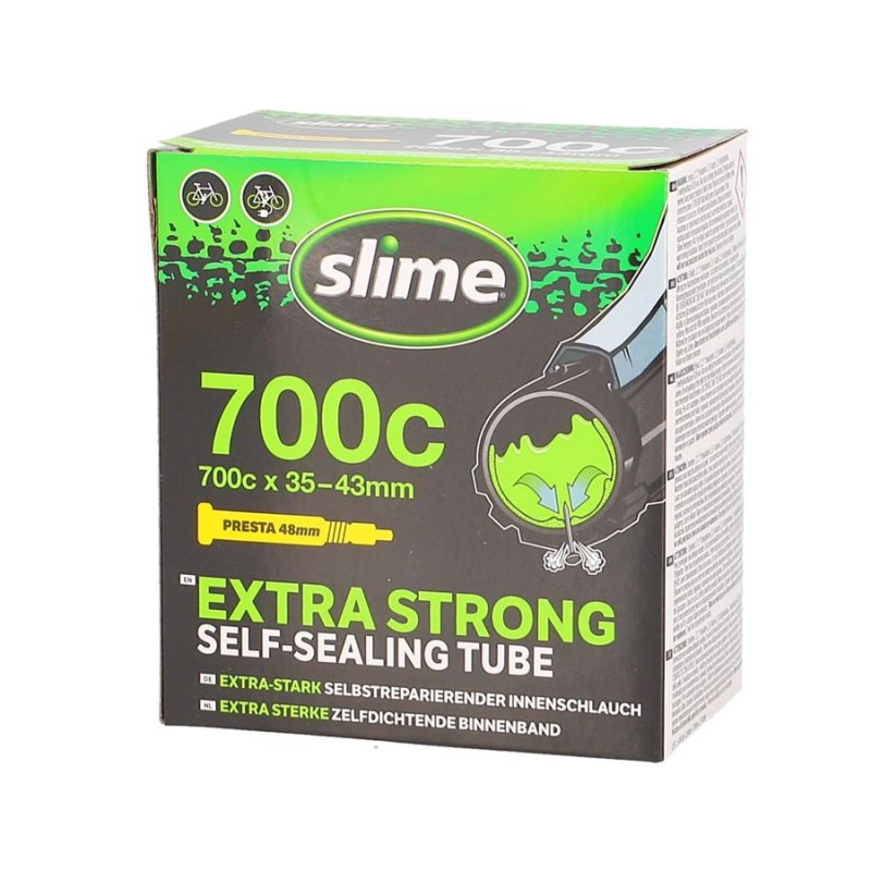 Chambre à air SLIME ANTI-CREVAISON 35/43 - 622 (700c) Valve Presta