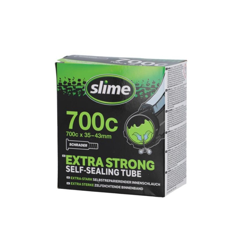 Chambre à air SLIME ANTI-CREVAISON 35/43 - 622 (700c) Valve Auto