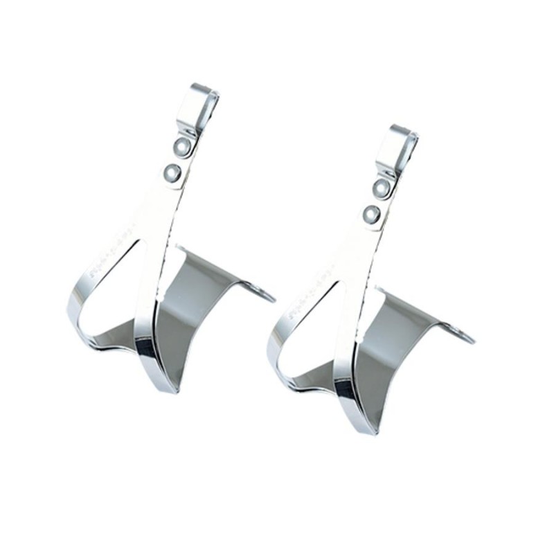 Set de 2 Cale-pieds Route ZEFAL Acier Chrome L / XL