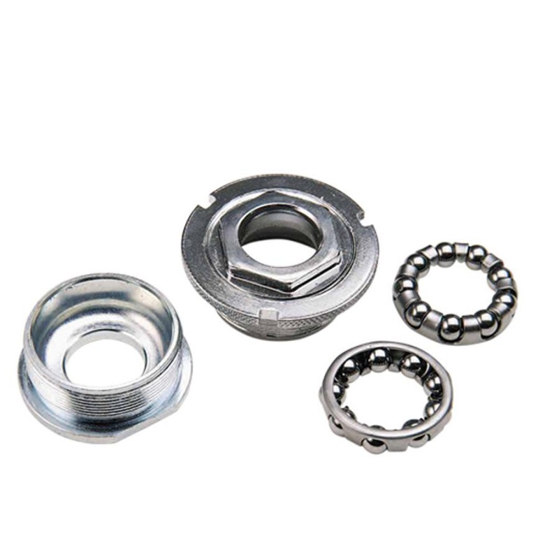 Cuvette / Boitier Pédalier à Visser + Contre Ecrous + Roulements F.BSC