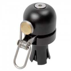 Sonnette Embout De Cintre Vélo Vintage Bella Laiton Noir