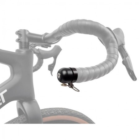 Sonnette Embout De Cintre Vélo Vintage Bella Laiton Noir