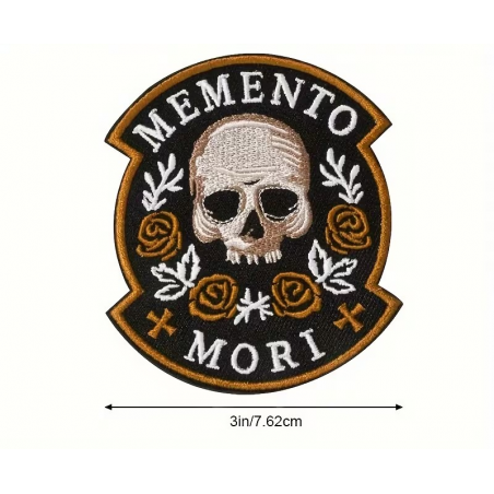 Patch Brodé MEMENTO MORI