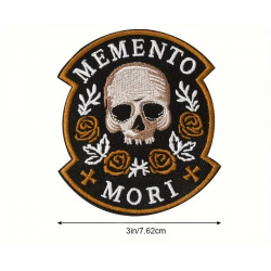 Patch Brodé MEMENTO MORI