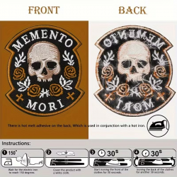 Patch Brodé MEMENTO MORI