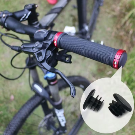 Embout de guidon Vélo Plastique Noir